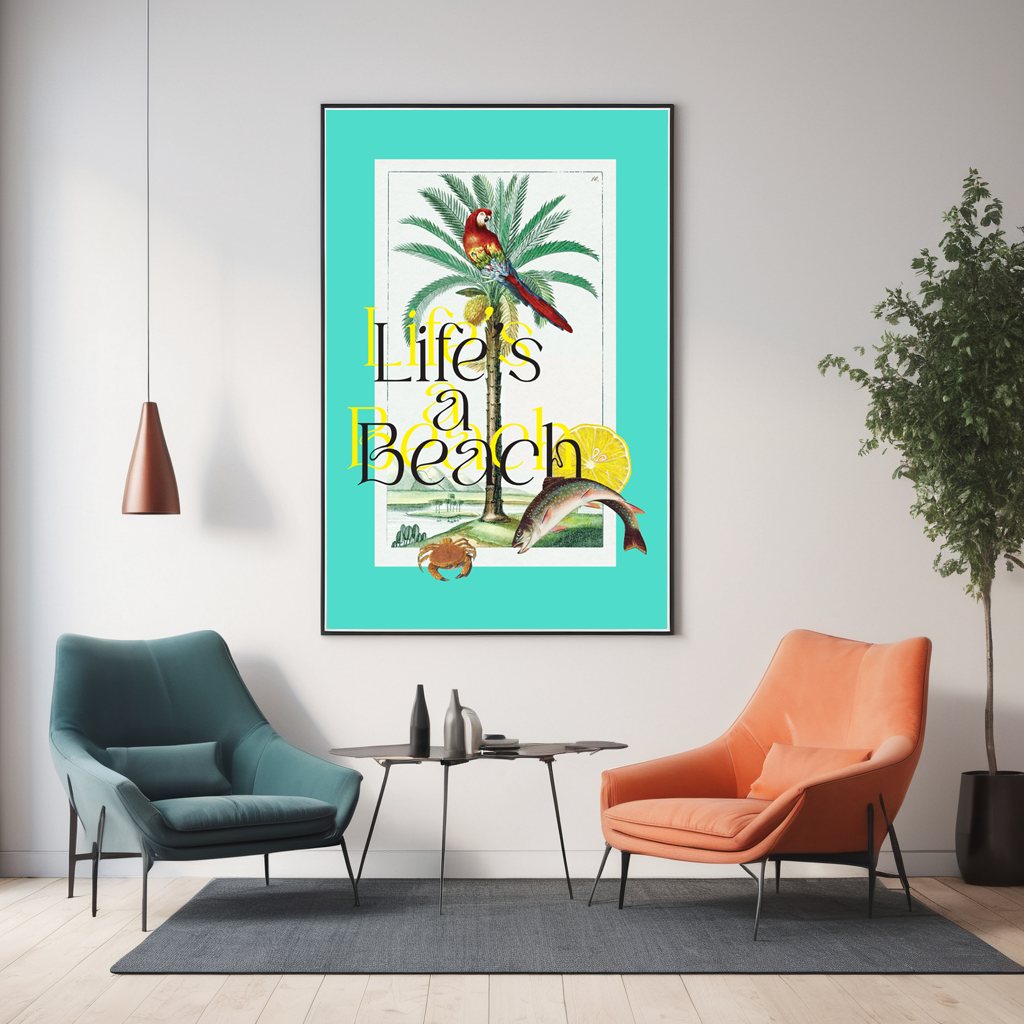 Printable Art for Home Decor - "Life's a beach!"