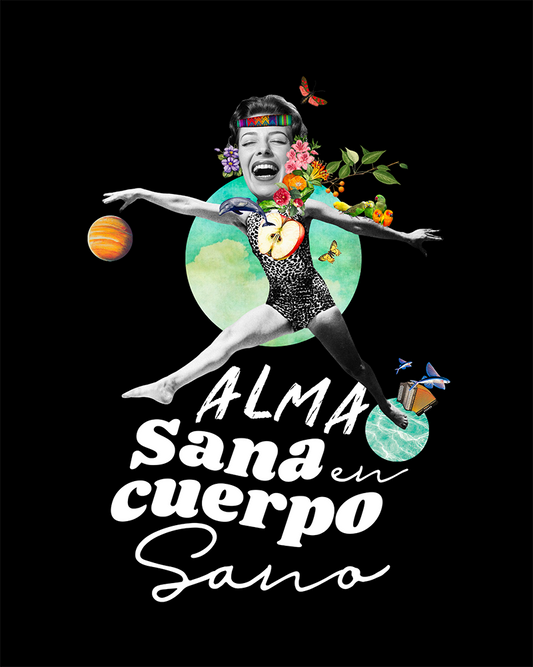 Printable Art for Home Decor - "Alma Sana en Cuerpo Sano"