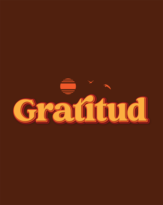 Printable Art for Home Decor - "Gratitud"