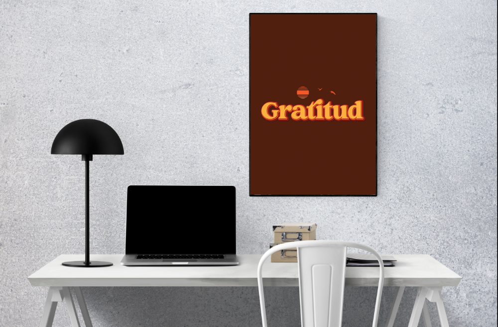 Printable Art for Home Decor - "Gratitud"