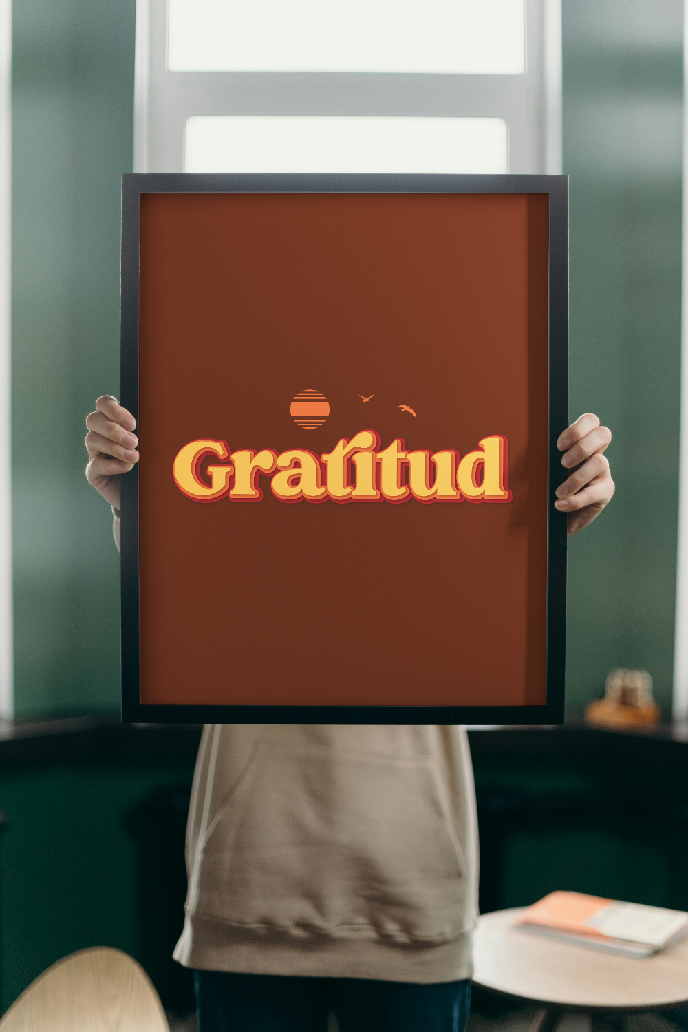 Printable Art for Home Decor - "Gratitud"